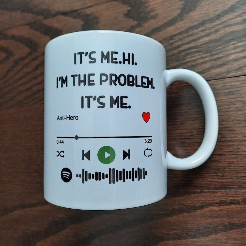 New! Taylor Swift lyrics 10 oz mug
